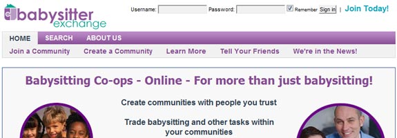 intercambio de niñera