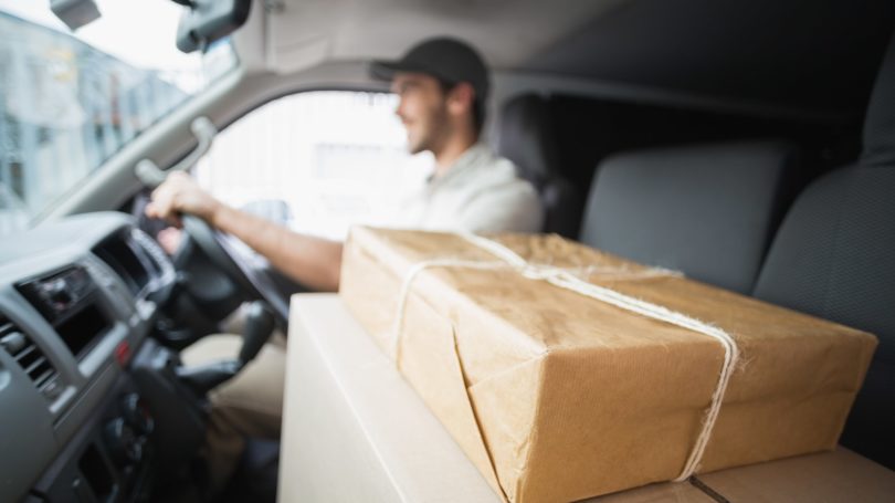 Paquete de camión de reparto