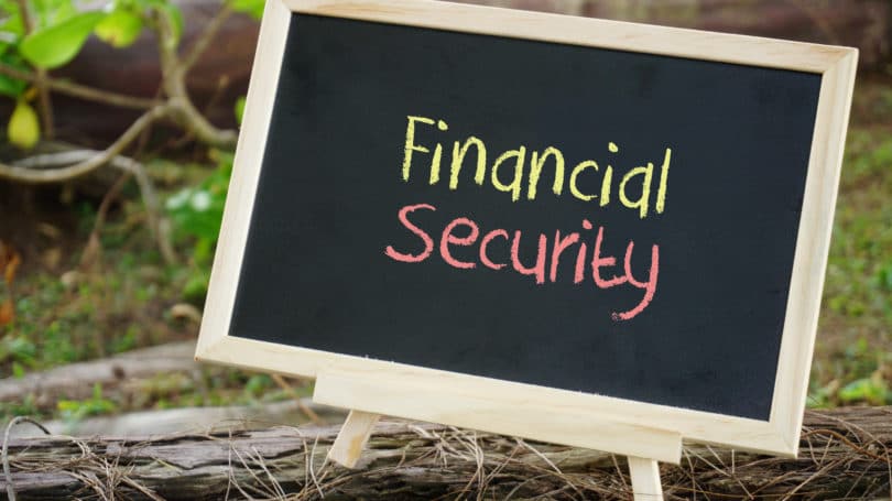 Pizarra de seguridad financiera