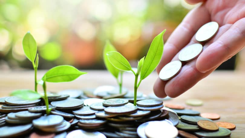Inversión Moneda Crecimiento Concepto Inversión Finanzas