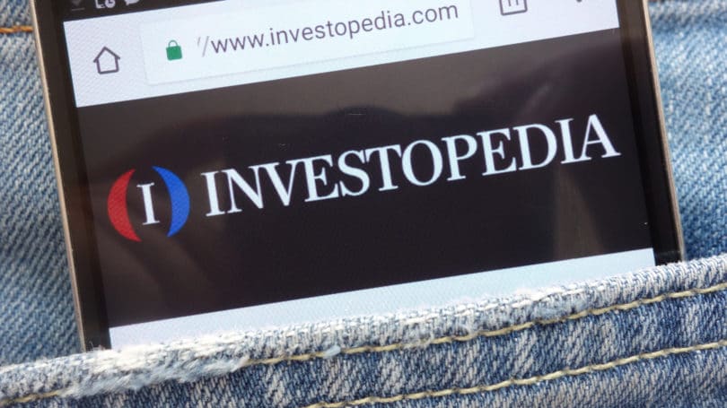 Sitio web de información financiera de Investopedia