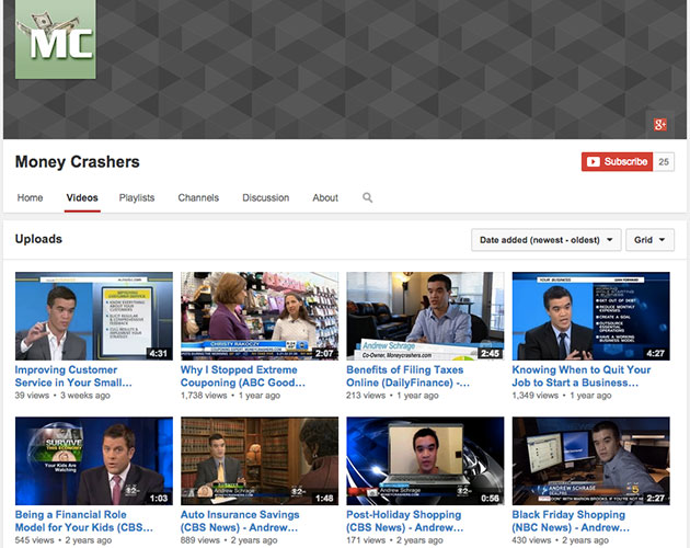 ladrones de dinero en youtube