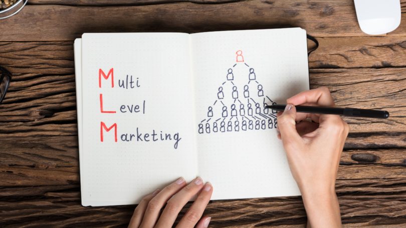 Diagrama de gestión de marketing multinivel Mlm