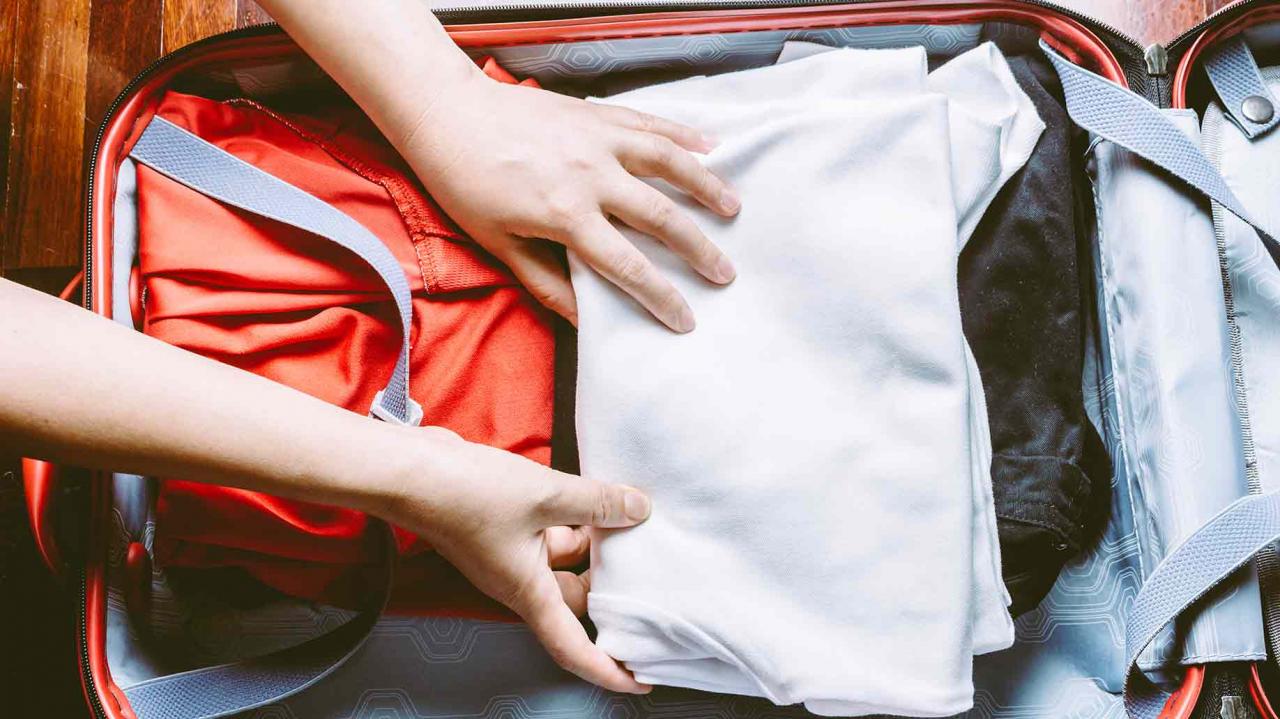 Embalaje de equipaje ligero