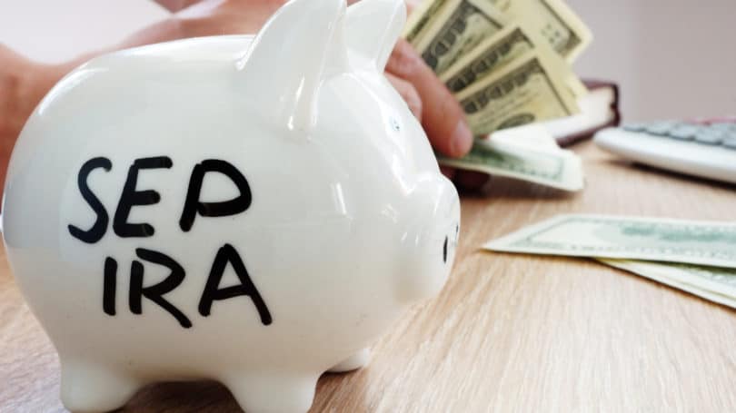 Sep Ira Piggy Bank Efectivo