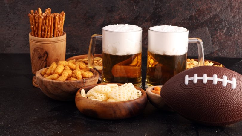 Fichas de cerveza de fútbol Superbowl Party
