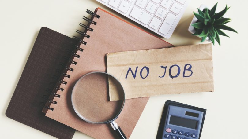 Desempleo Buscando Trabajo Calculadora Computadora Portátil