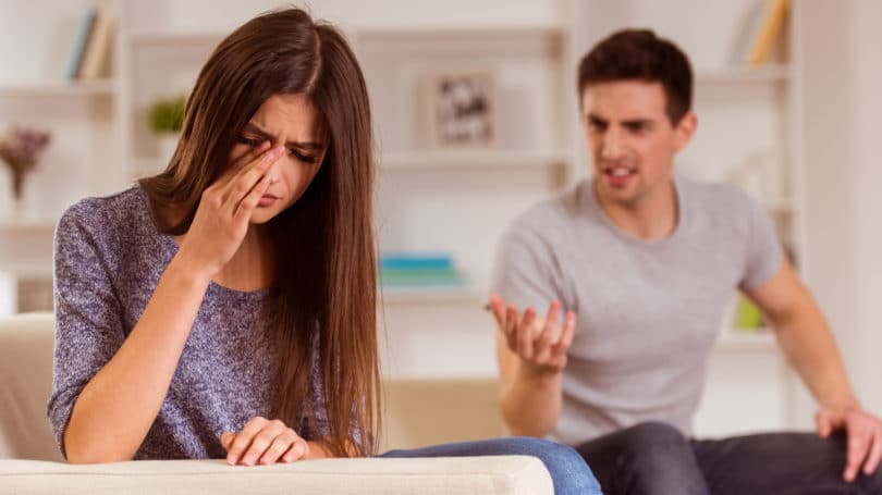 Divorcio marido esposa pelea