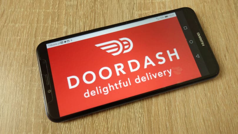 Doordash Delightful Delivery Phone Logo