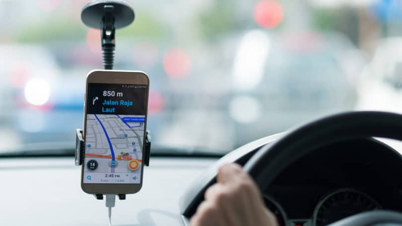 Uber Conductor Teléfono de conducción Waze Indicaciones Navegación