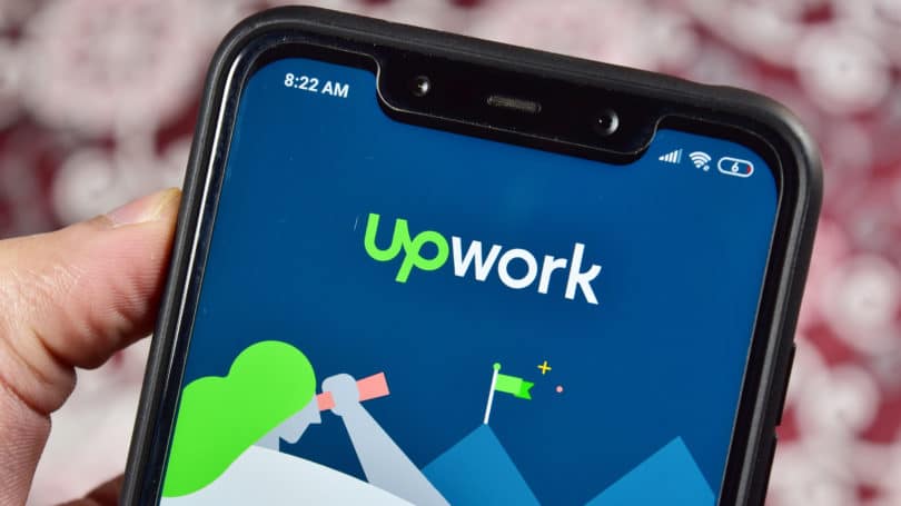 Trabajo independiente de la aplicación de teléfono Upwork