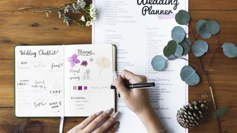 Lista de tareas del planificador de bodas