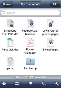 aplicación para iphone air sharing
