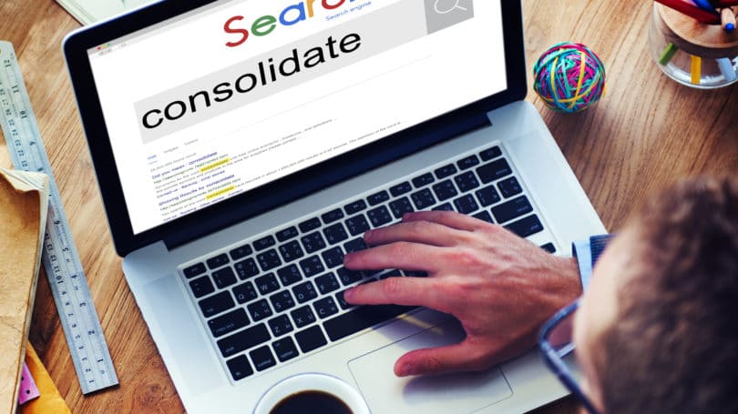 Consolidación de préstamos Búsqueda de Google Financiamiento para investigación de portátiles